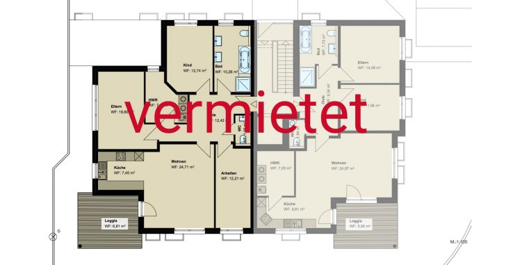 4,5-Zimmer-Wohnung (#PB2)