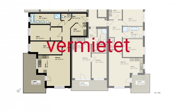 3,5-Zimmer-Wohnung (#PA7)