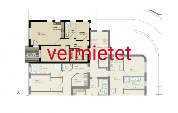 3,5-Zimmer-Wohnung (#PA4)