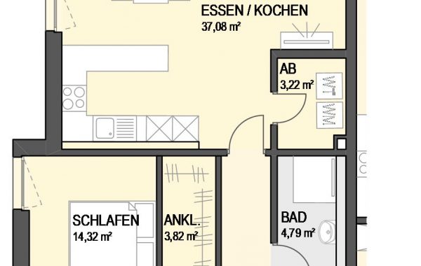 3,5-Zimmer Wohnung (#Ka8)