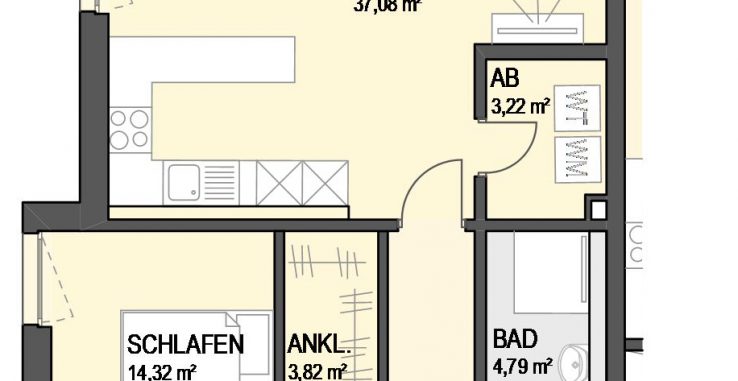 3,5-Zimmer Wohnung (#Ka8)