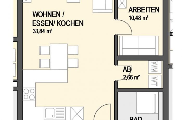 3,5-Zimmer Wohnung (#Ka9)