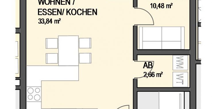 3,5-Zimmer Wohnung (#Ka9)